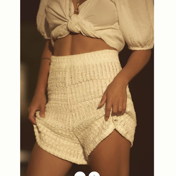 NWT Crochet Knit Shorts Anthropologie S - Picture 1 of 3